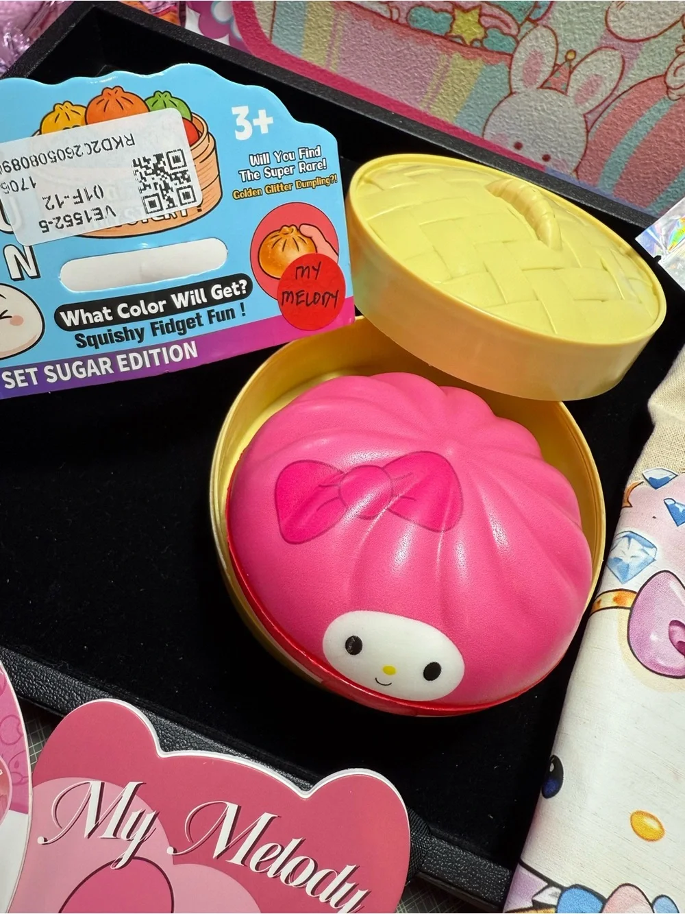 Sanrio My Melody Pink and Cream Kawaii Stationery & Plush Set